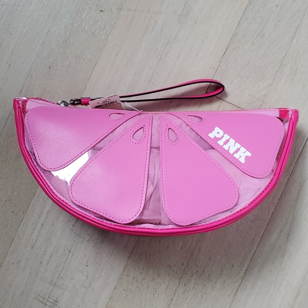 Victoria's Secret PINK Grapefruit Wristlet